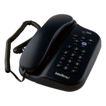 TELOFONE COM FIO TC 500 PRETO